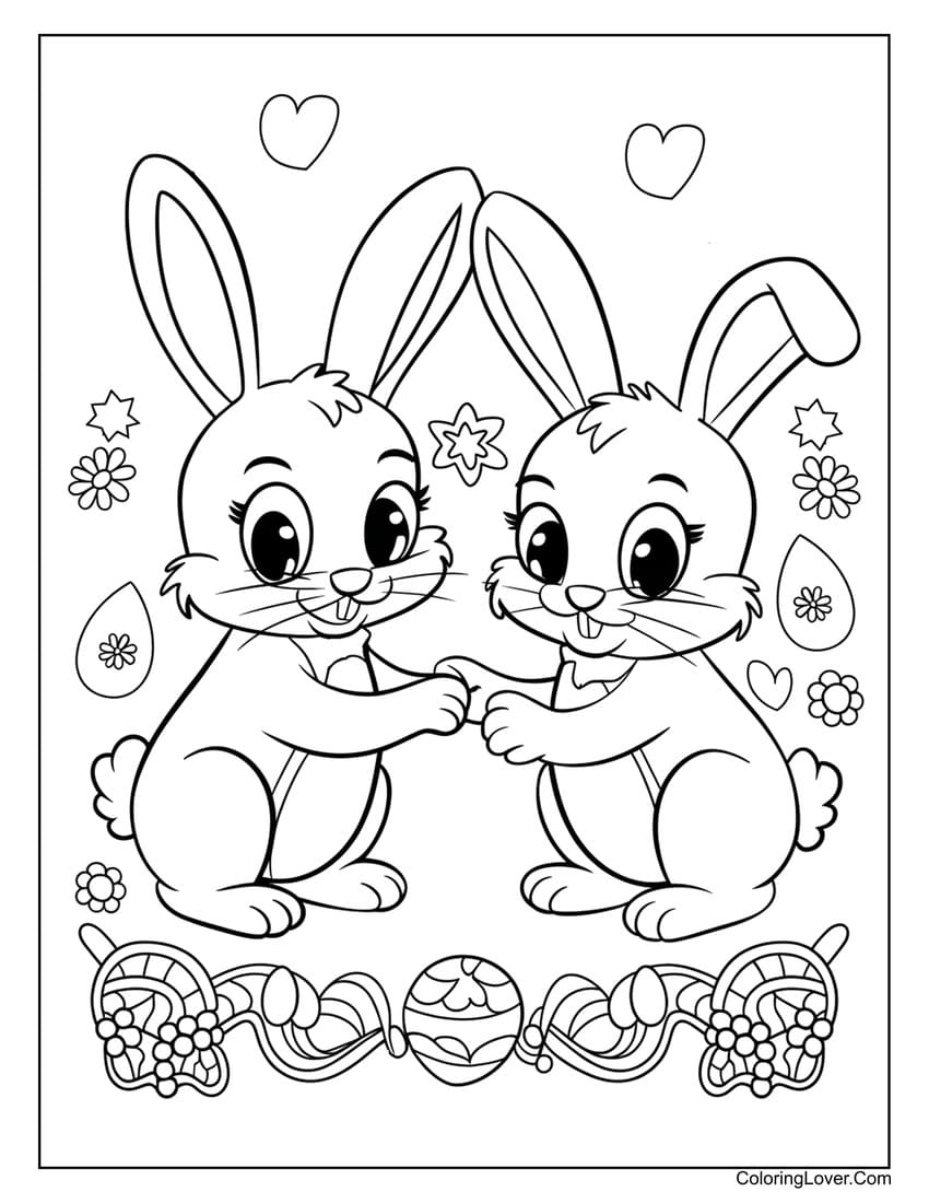 60 Bunny Coloring Pages Free Printables For All Ages 