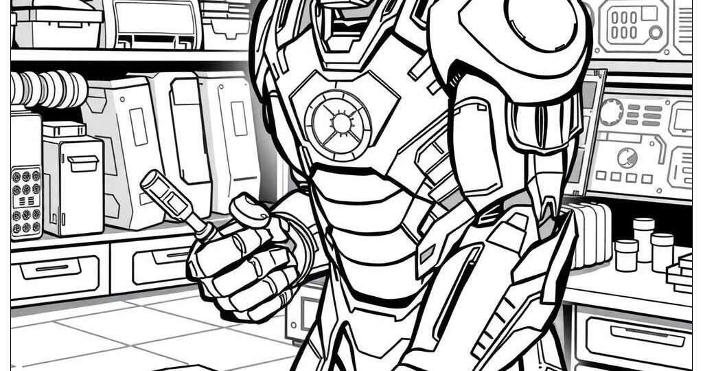 61 Iron Man Coloring Pages Free PDF U0026 PNG Printables