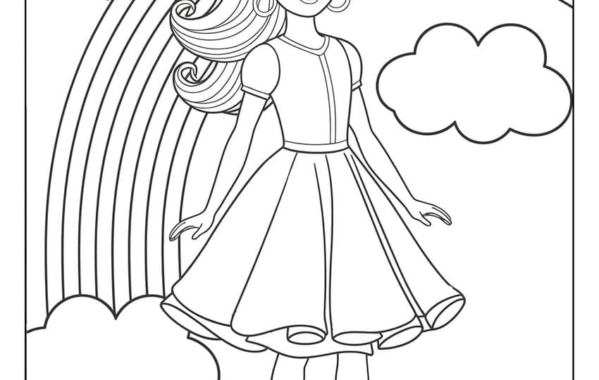 66 Barbie Coloring Pages Free Printables For Girls