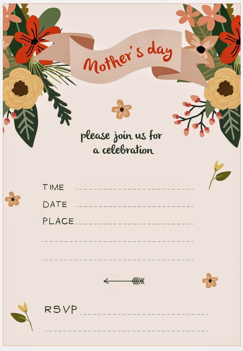 8 Mothers Day Invitations Ideas Invitations Invitation Template  8 Mothers Day Invitations Ideas Invitations Invitation Template