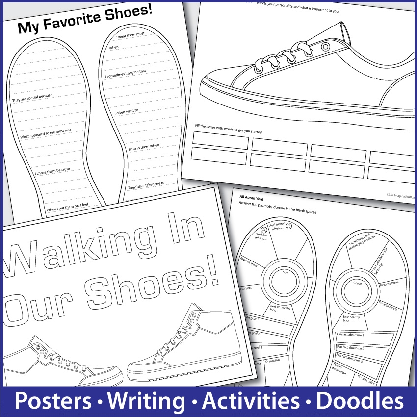 A Shoe All About Me Art And Writing Activity The Imagination Box