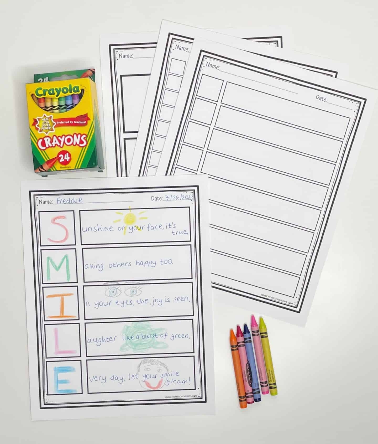 Acrostic Poem Template 10 Free Printables 