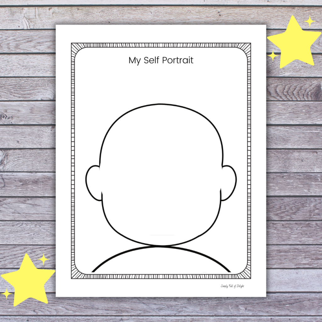 All About Me Self Portrait Free Printable Simply Full Of Delight All About Me Self Portrait Free Printable Simply Full Of Delight