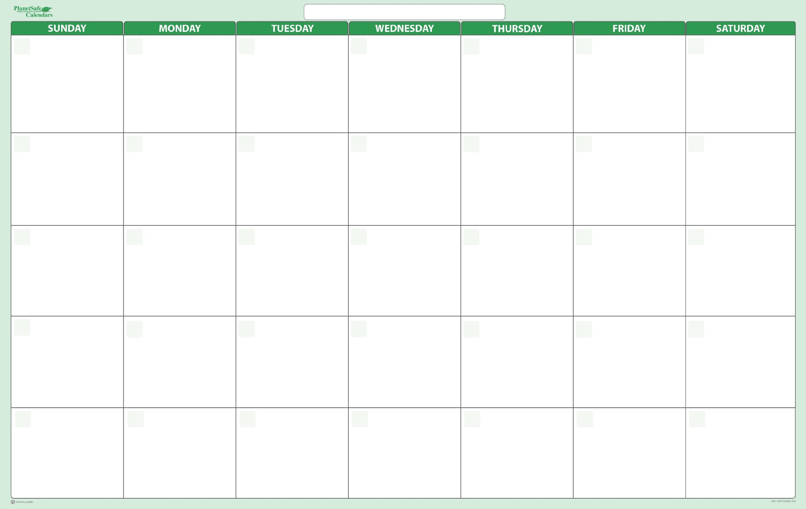 Printable Blank 30 Day Calendar Printable Blank 30 Day Calendar