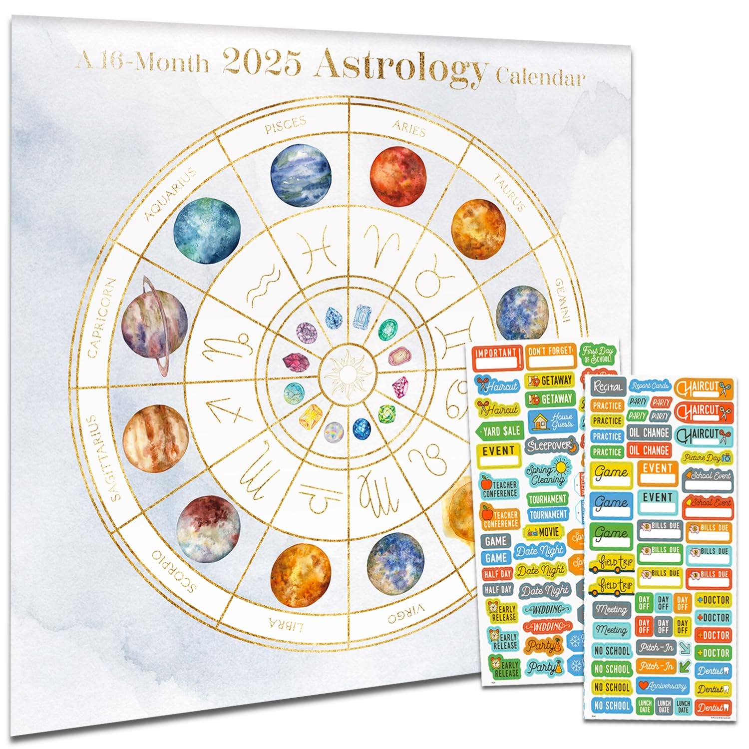 Amazon Astrology Calendar 2025 Deluxe 2025 Astrology Wall 