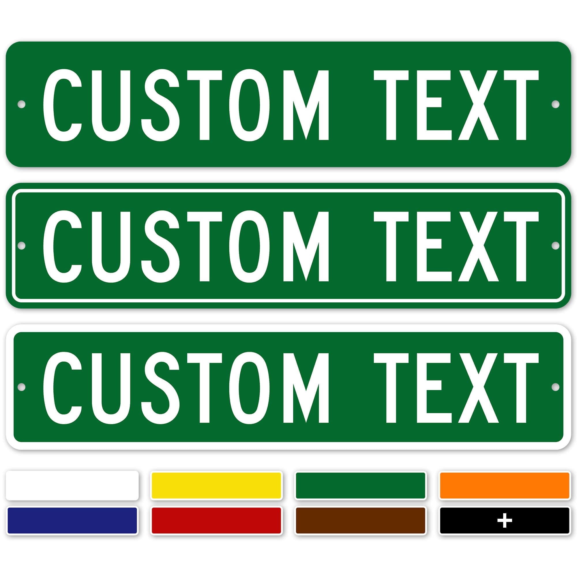 Amazon Custom Street Sign Road And Address Sign 8 Colors Amazon Custom Street Sign Road And Address Sign 8 Colors