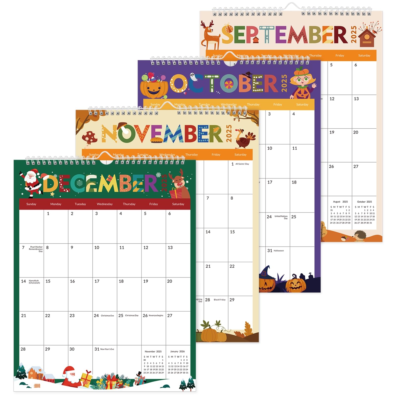 2025 Calendar November Month Festival