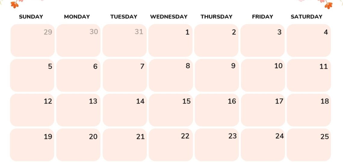 April 2026 Calendars Free PDF Printables