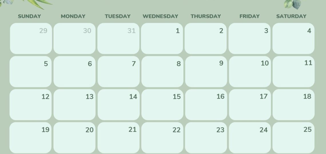 April 2026 Calendars Free PDF Printables