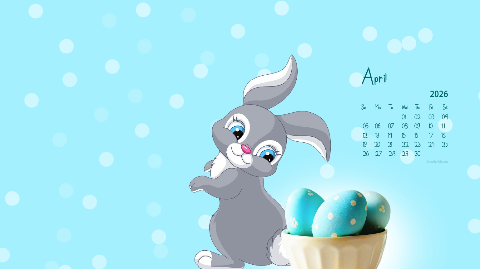 April 2026 Desktop Wallpaper Calendar CalendarLabs