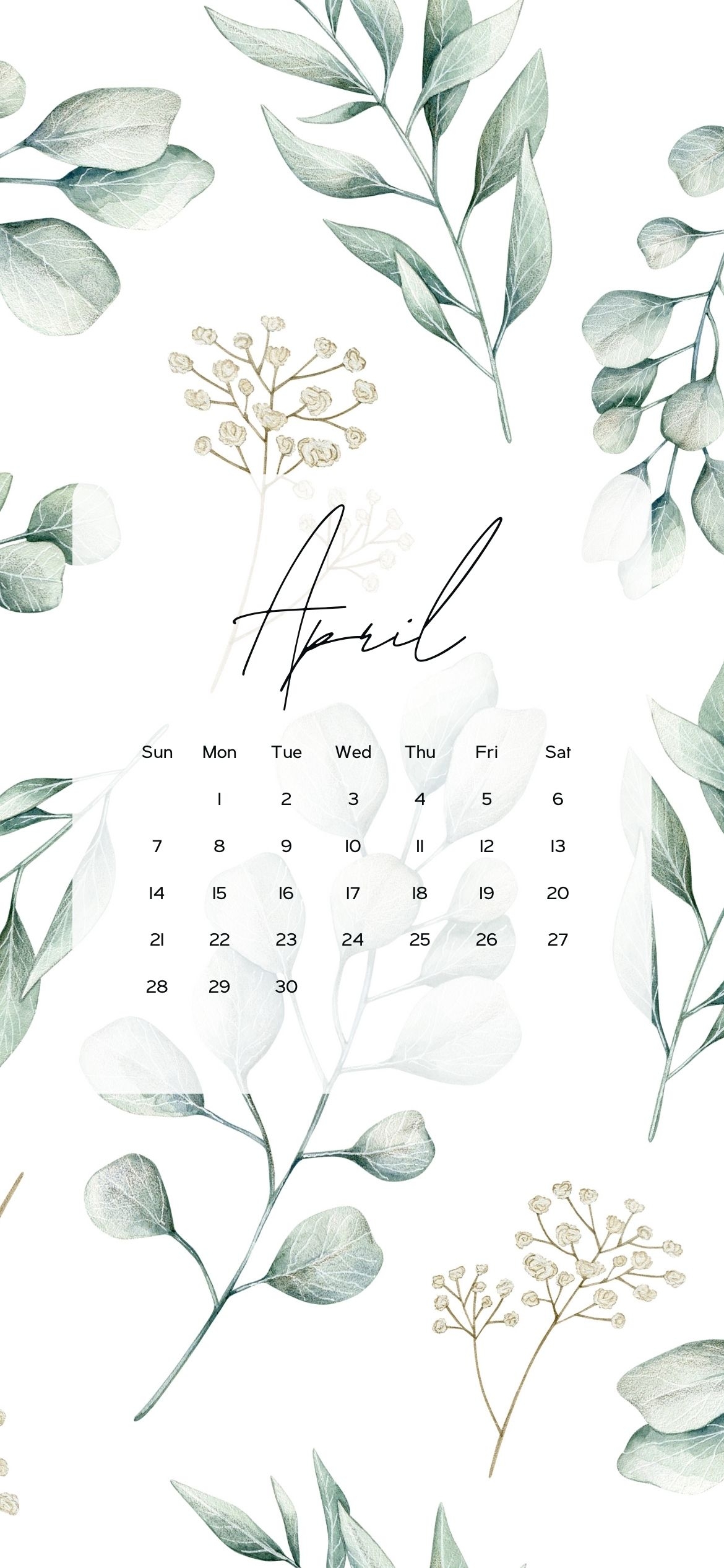 April Calendar Wallpaper Cute Backgrounds For 2024 AnjaHome
