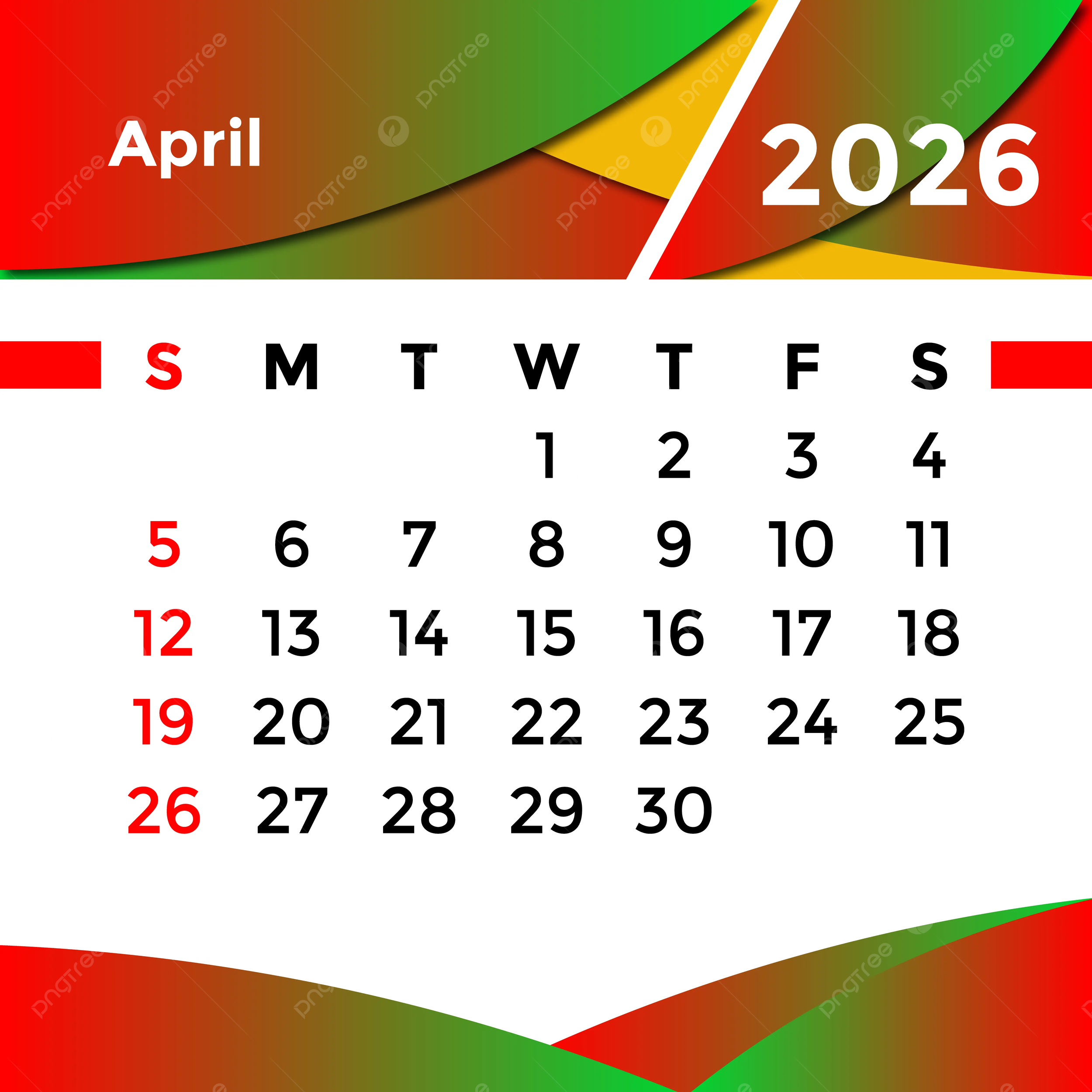 April 15 Calendar 2026