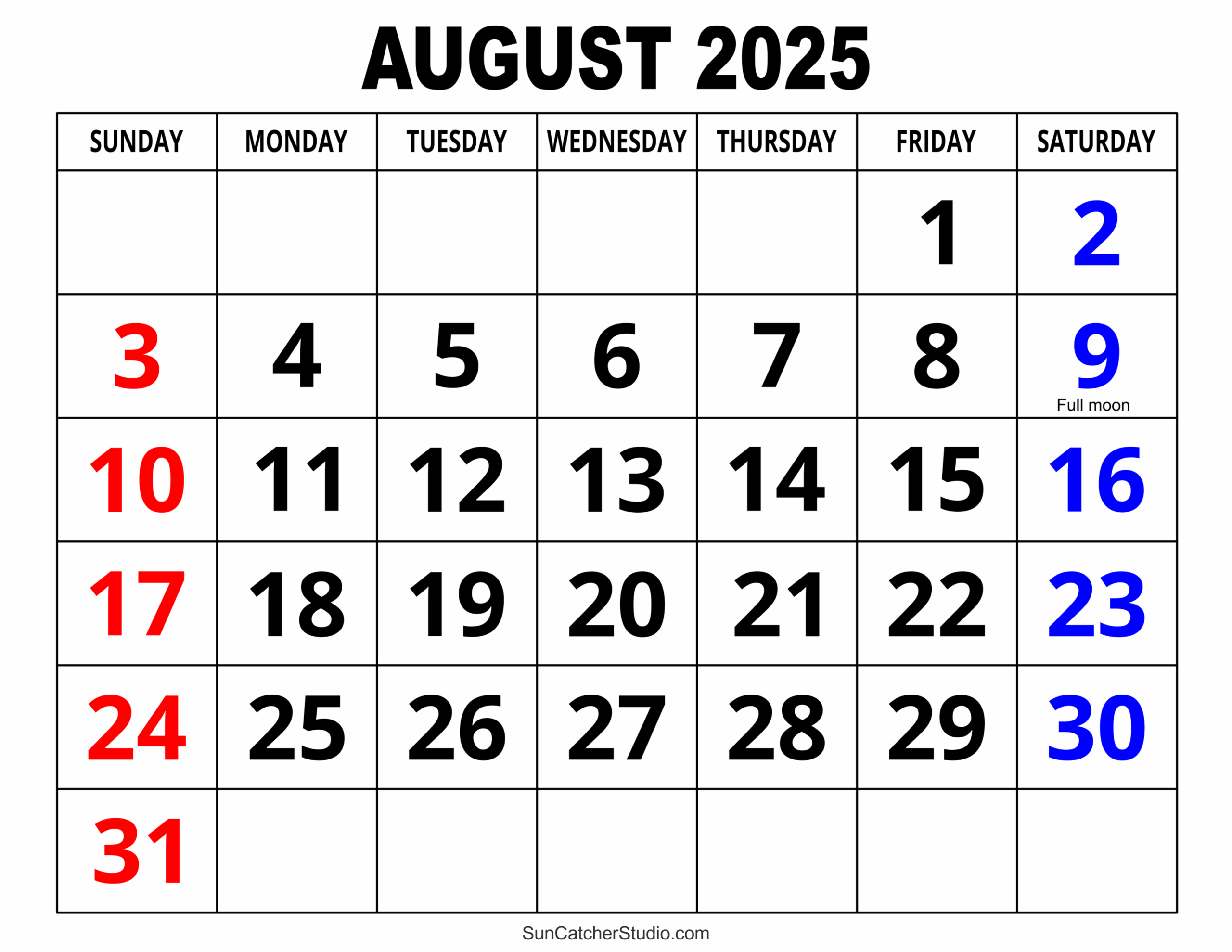 August Ahrens Calendar 2025 August Ahrens Calendar 2025