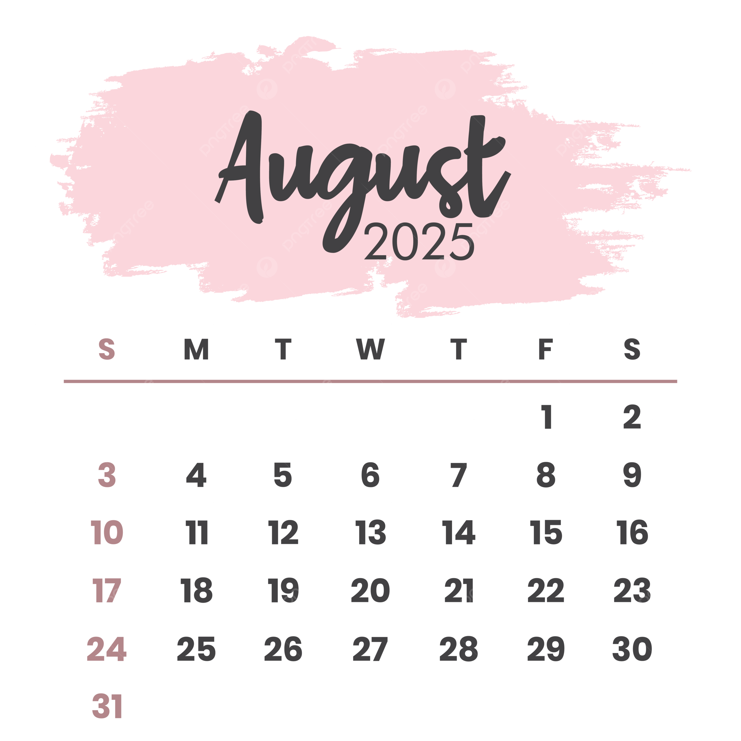 August 2025 Calendar PNG Transparent Images Free Download Vector Files Pngtree August 2025 Calendar PNG Transparent Images Free Download Vector Files Pngtree
