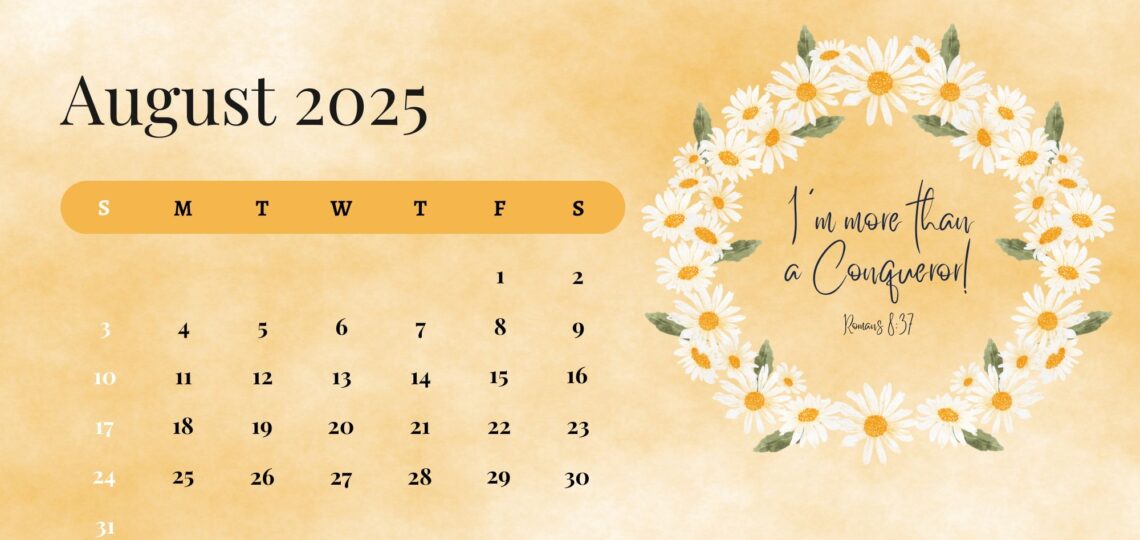 August 2025 Calendar Printables EntheosWeb