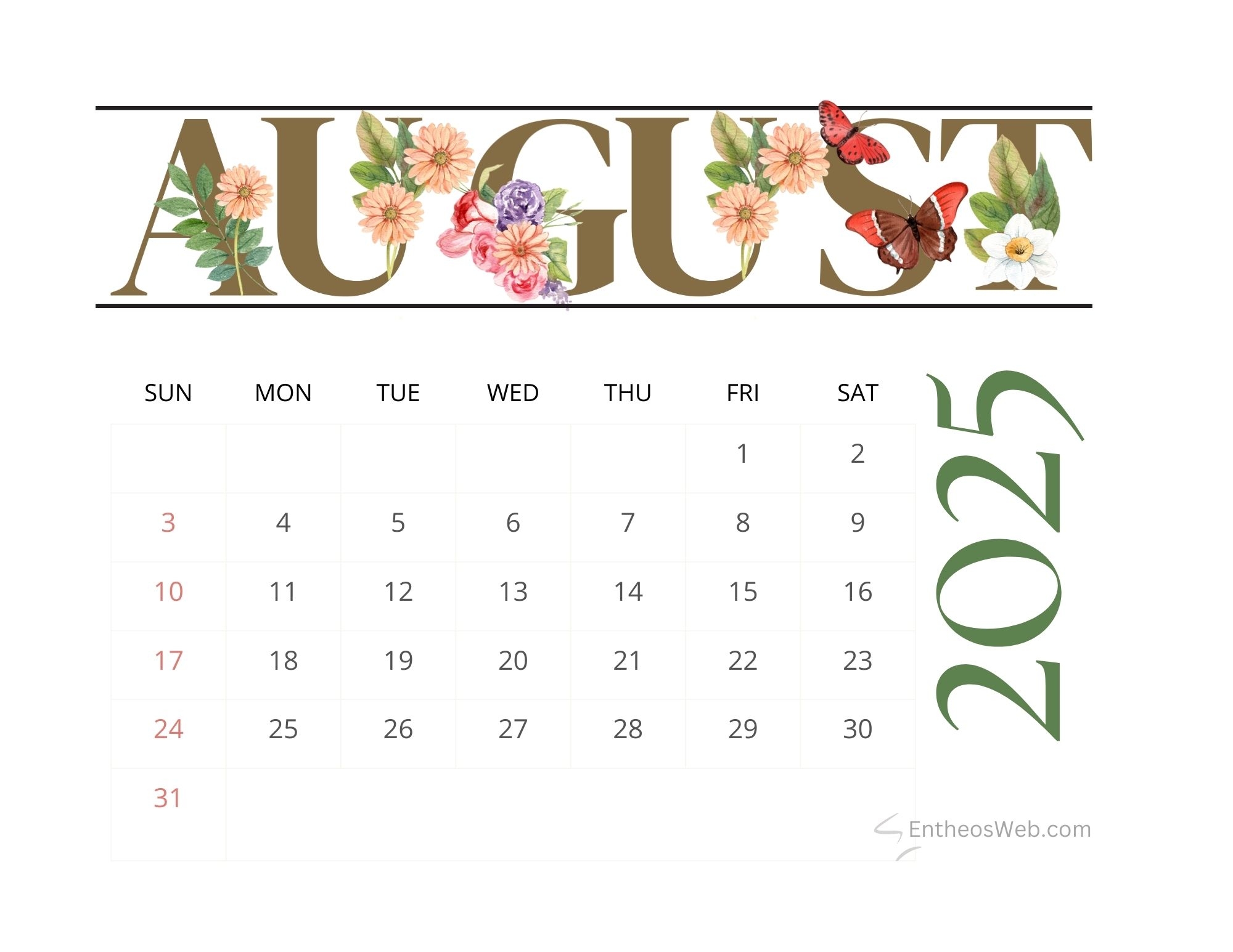 Calendar 2025 August Pdf Calendar 2025 August Pdf