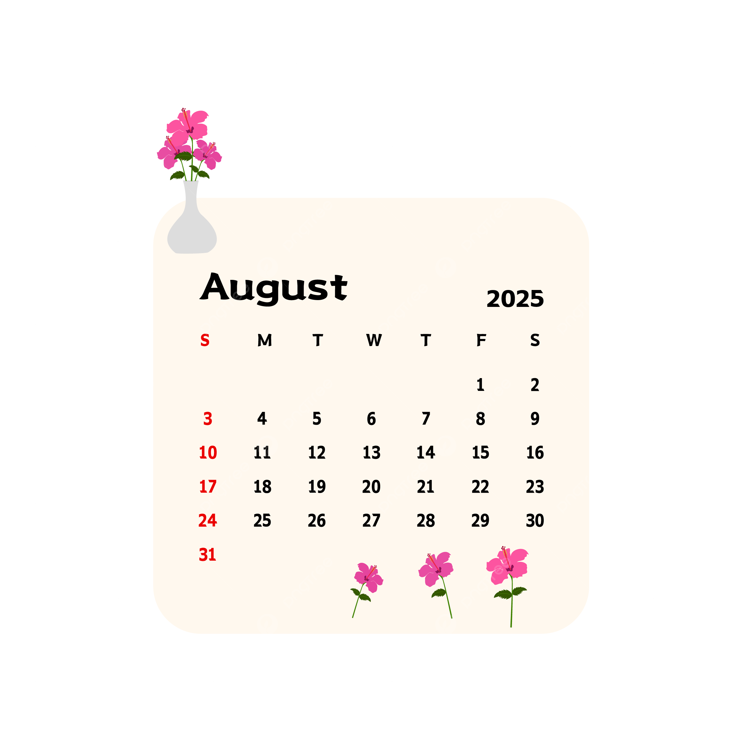 August 2025 Calendar With Cartoon Pink Flowers Vector Calendar Clipart Cartoon Clipart August Clipart PNG And Vector With Transparent Background For Free Download August 2025 Calendar With Cartoon Pink Flowers Vector Calendar Clipart Cartoon Clipart August Clipart PNG And Vector With Transparent Background For Free Download