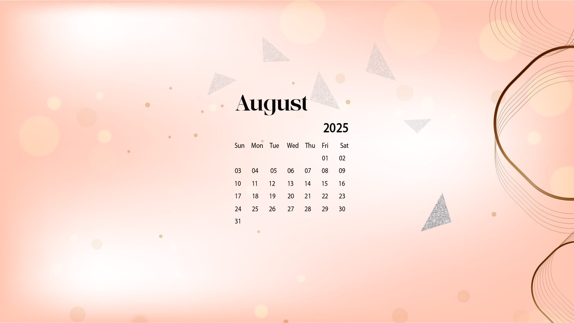 August 2025 Desktop Wallpaper Calendar CalendarLabs