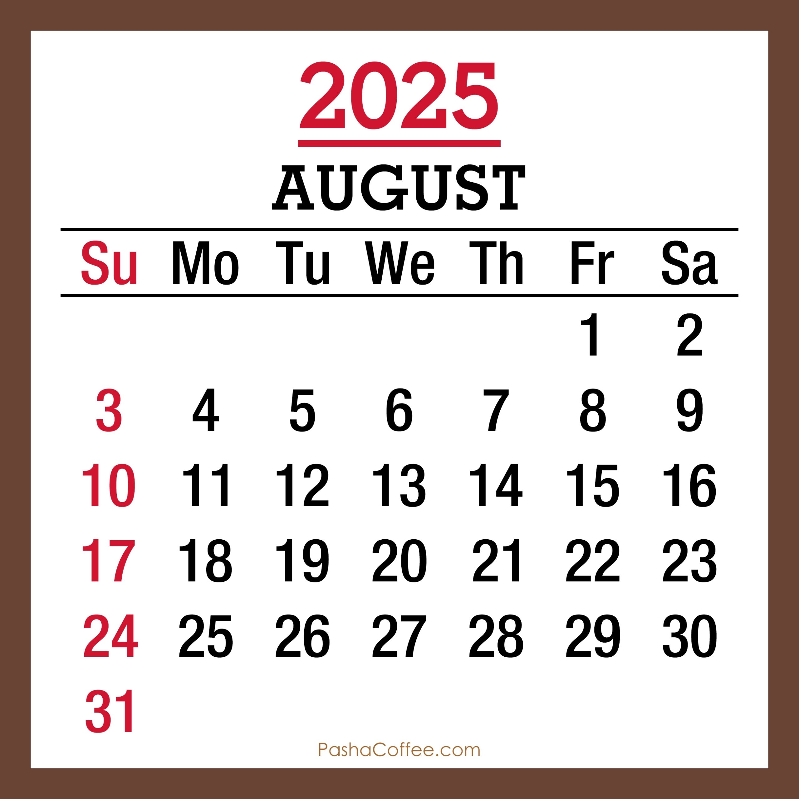 August September Calendar 2025 With Holidays August September Calendar 2025 With Holidays