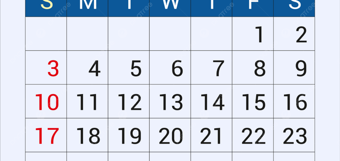 August Calendar 2025 Vector Template Download On Pngtree