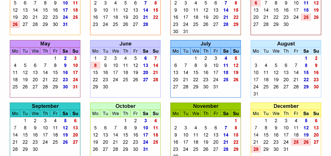 Australia Calendar 2026 Free Printable PDF Templates