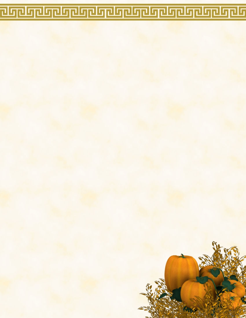 Autumn Or Fall FREE Stationery Template Downloads