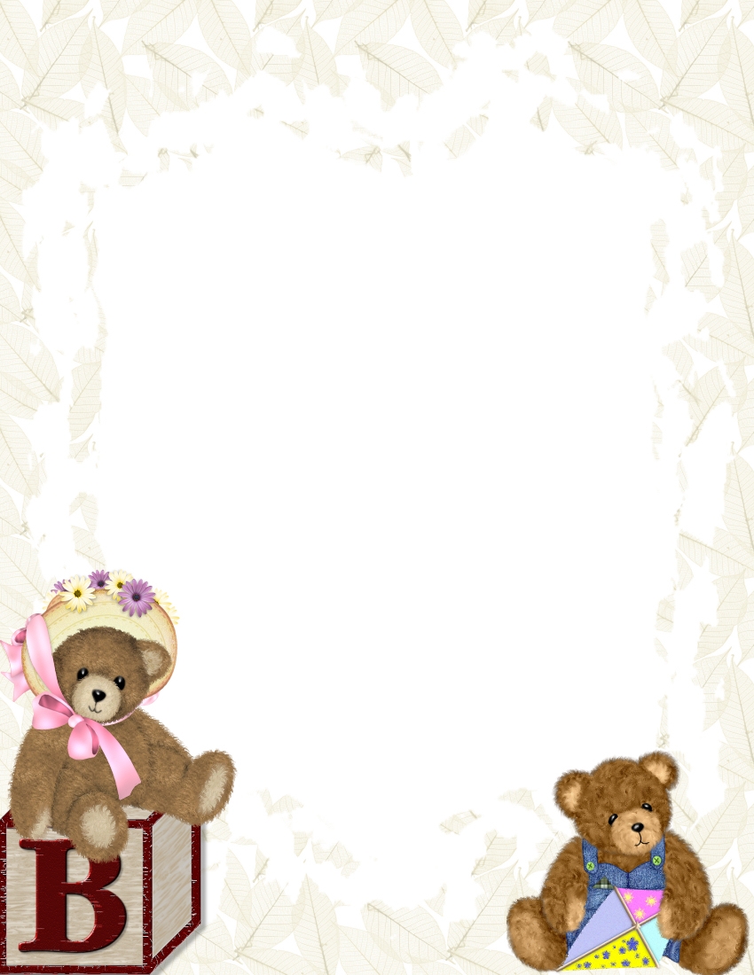 Baby Themed FREE Stationery Template Downloads Baby Themed FREE Stationery Template Downloads