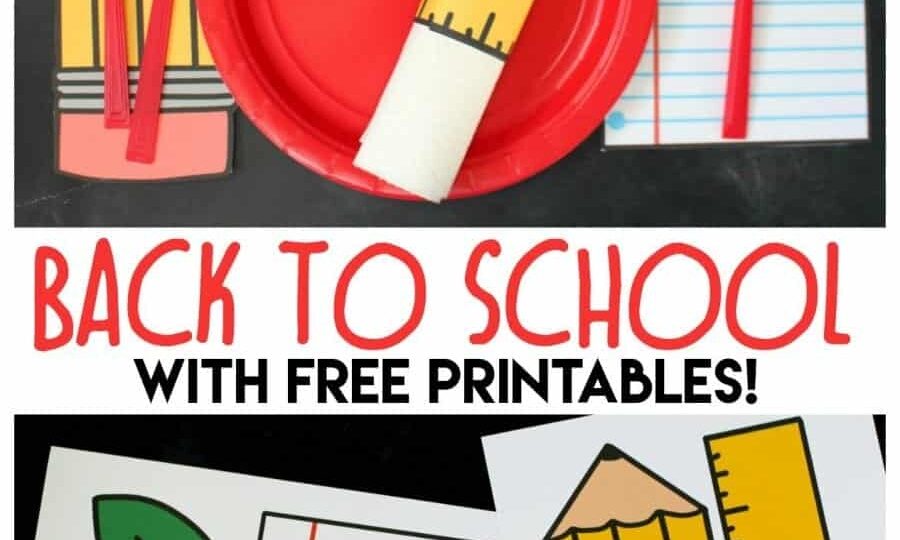 Back To School Table Settings With Free Printables A Girl And A