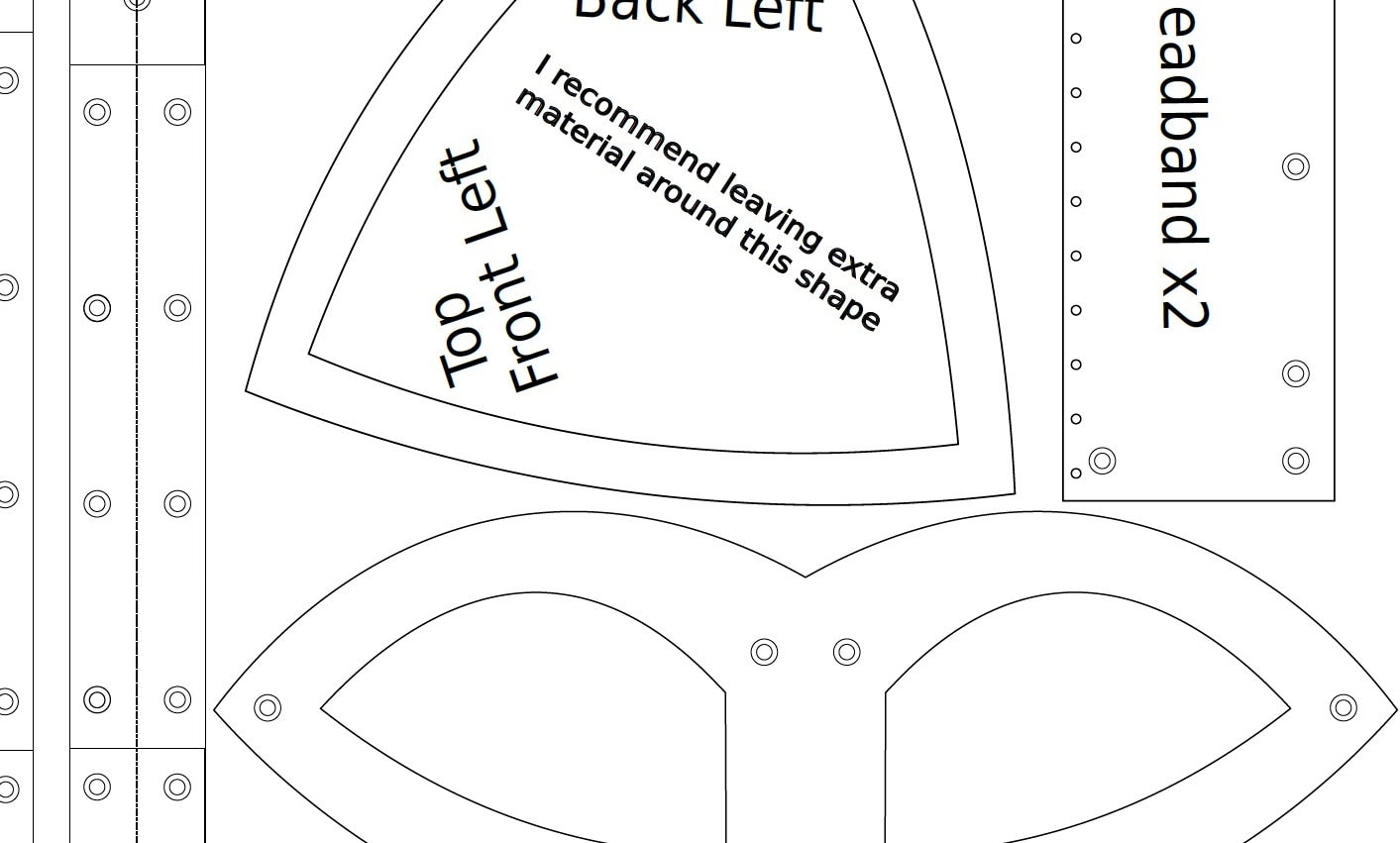 Basic Viking Helmet Digital Template For Prop Making