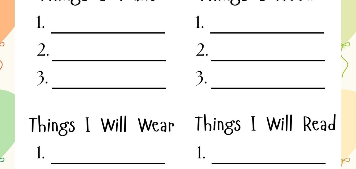 Birthday Wishlist Template 4 Different Templates To Make Your Own Birthday Wishlist Etsy