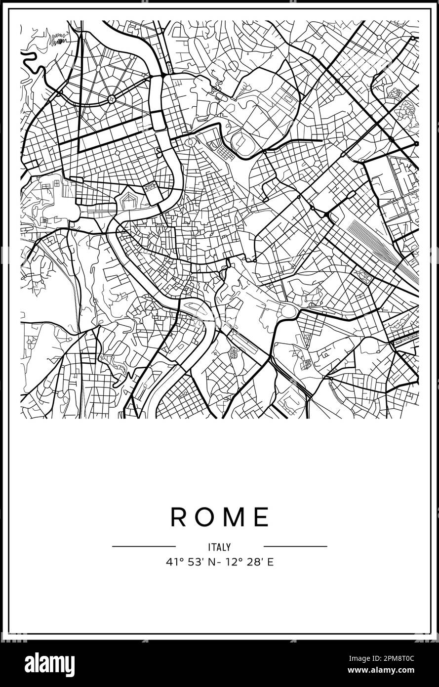 Printable Map Of Rome