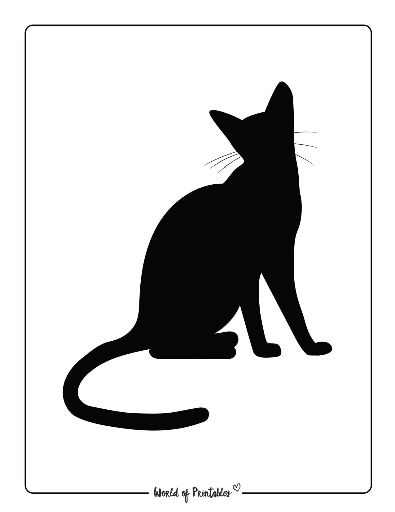 Black Cat Printables World Of Printables