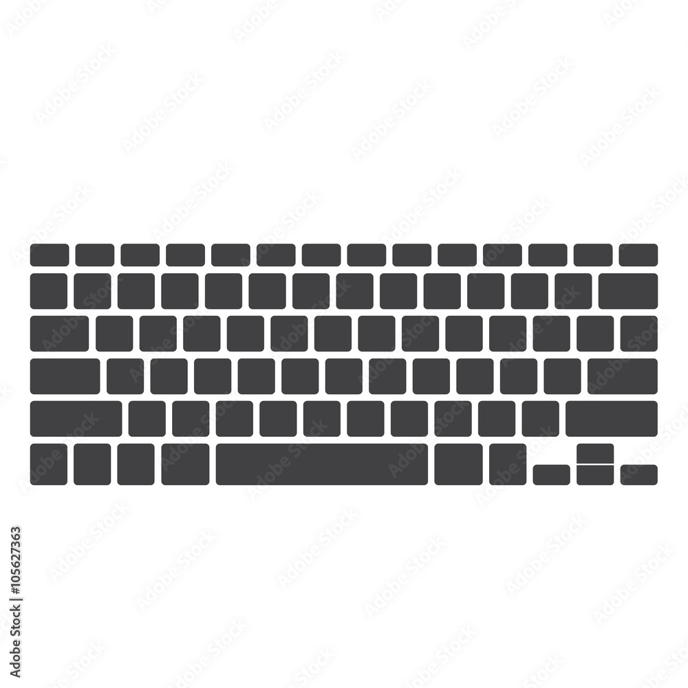 Blank Black Computer Keyboard Button Layout Template With Letters Vector Illustration Eps 10 Stock Vector Adobe Stock Blank Black Computer Keyboard Button Layout Template With Letters Vector Illustration Eps 10 Stock Vector Adobe Stock