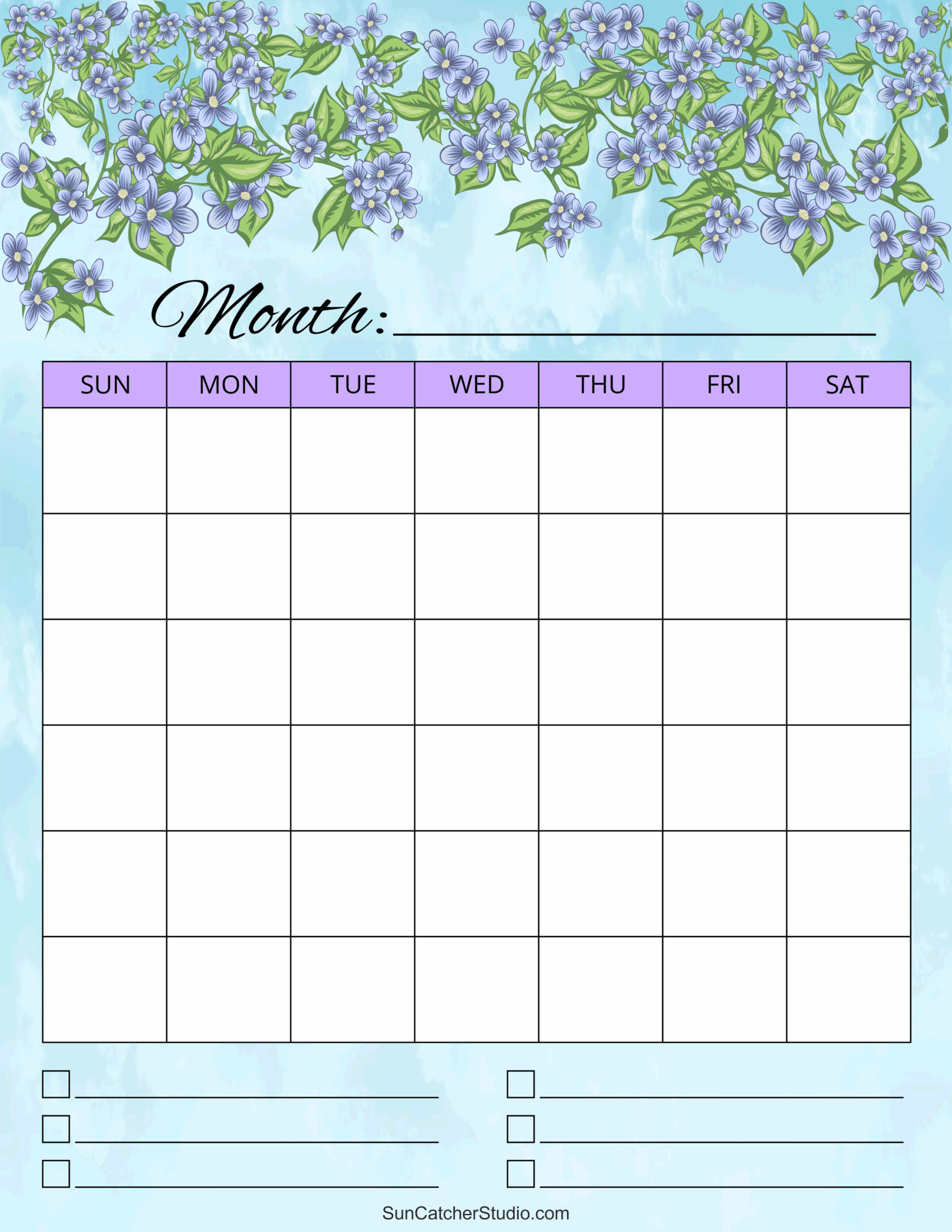 Blank Calendar Templates Free Printable Pages Free Printables 