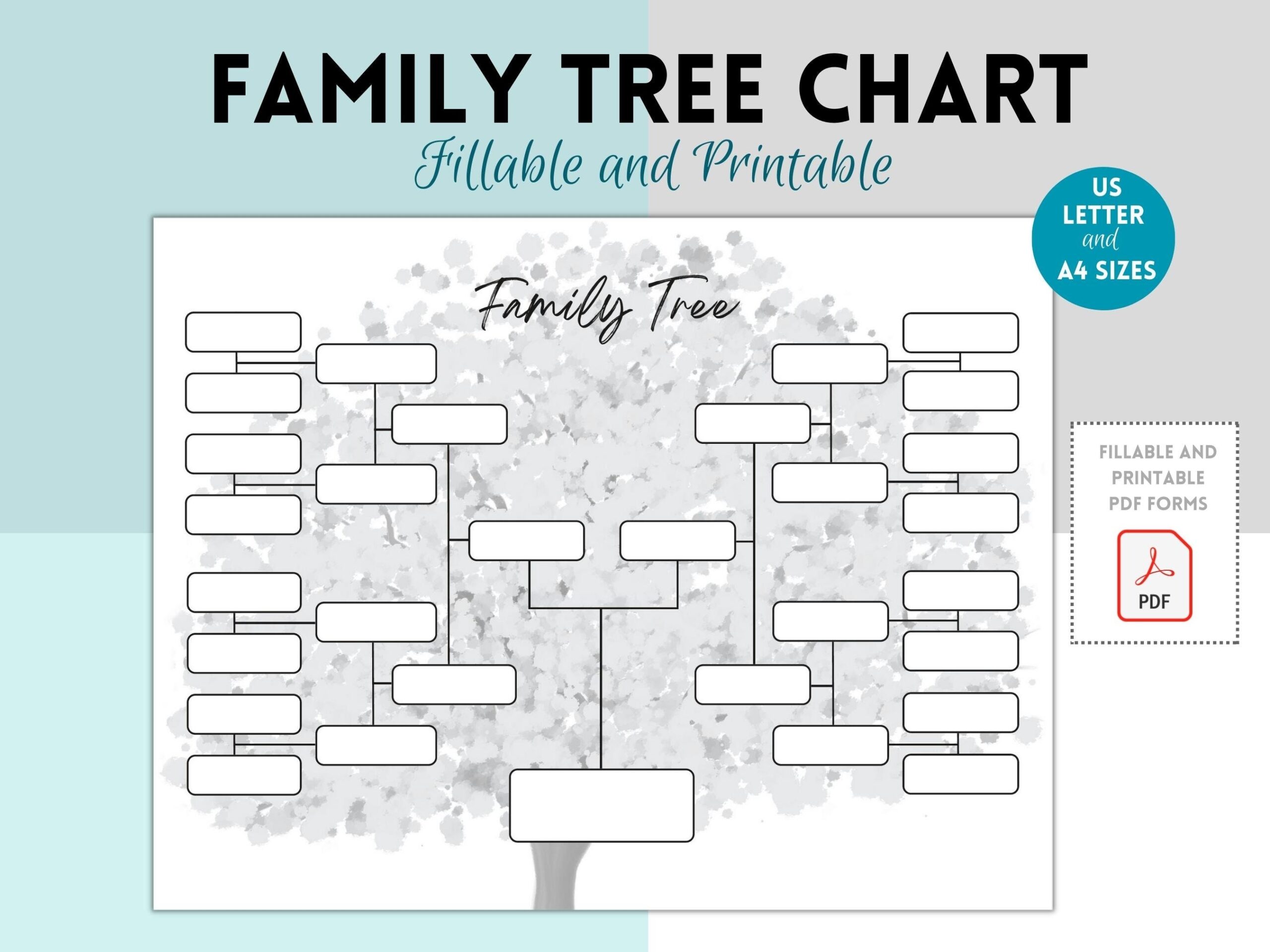 Blank Free Printable Family Tree