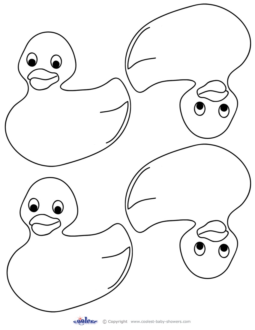Free Printable Duck Template Free Printable Duck Template