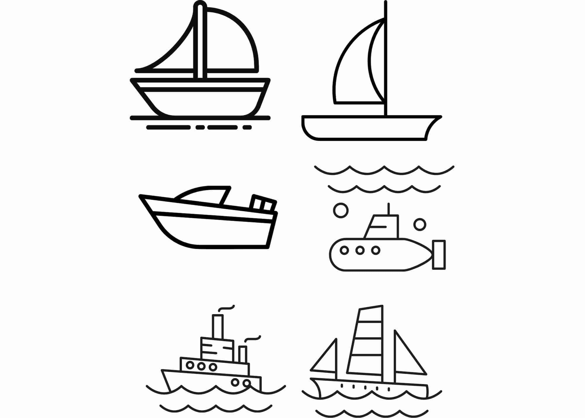 Boat Printable Samples Etsy