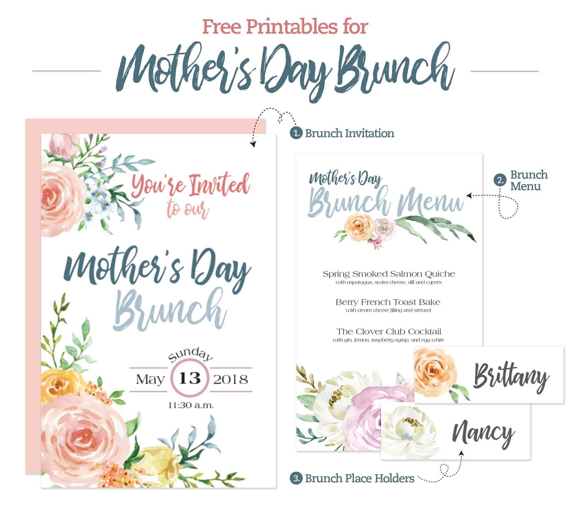 Free Printable Mothers Day Invitation Templates Free Printable Mothers Day Invitation Templates