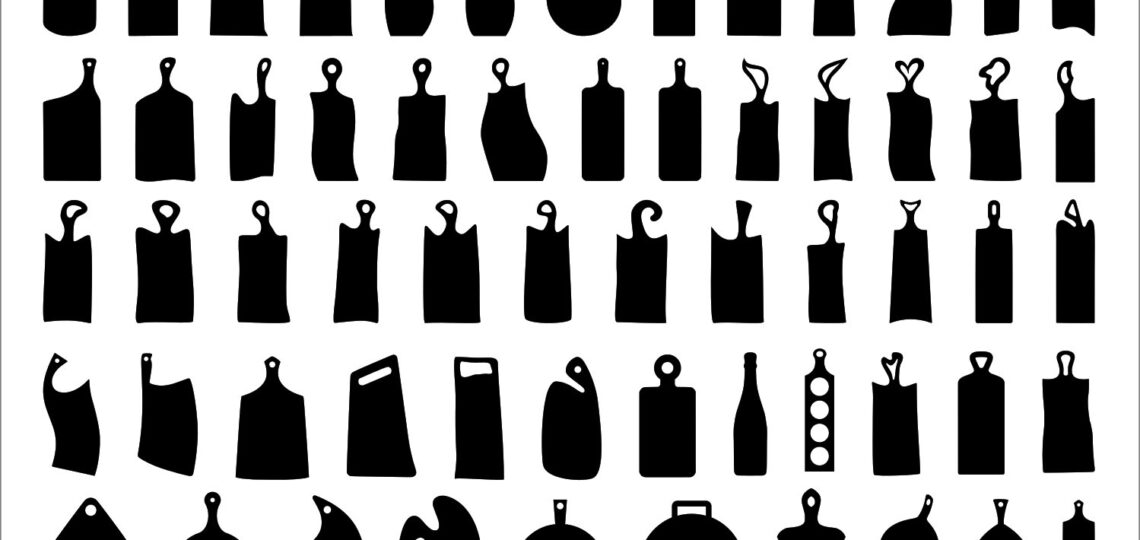 Bundle 1 60 Charcuterie Board Templates SVG DXF AI Files