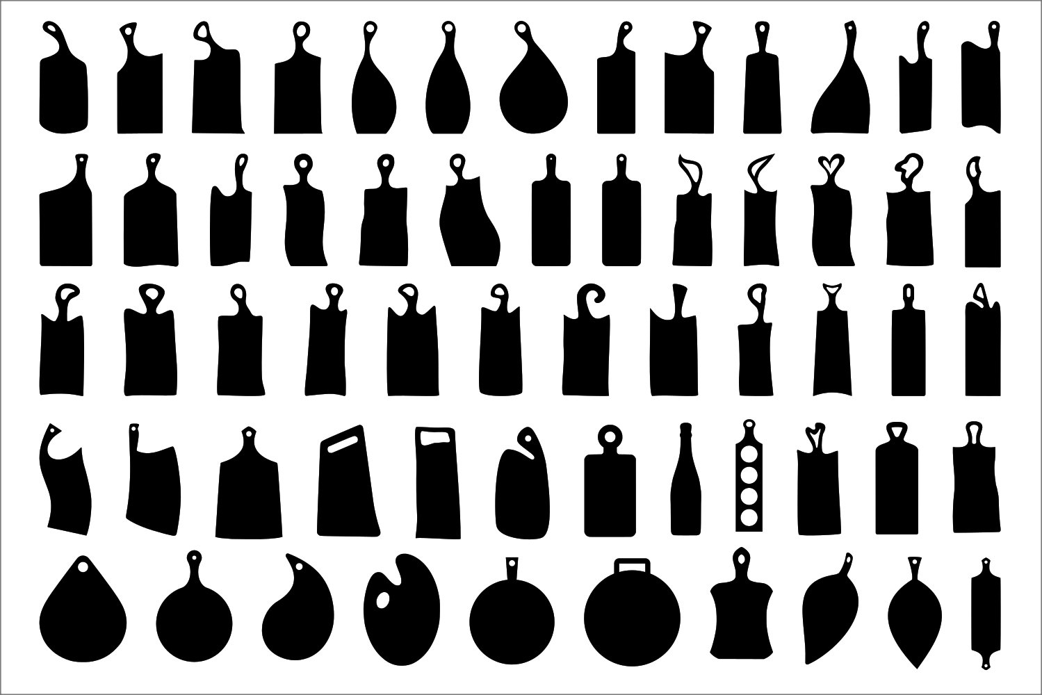 Bundle 1 60 Charcuterie Board Templates SVG DXF AI Files Bundle 1 60 Charcuterie Board Templates SVG DXF AI Files