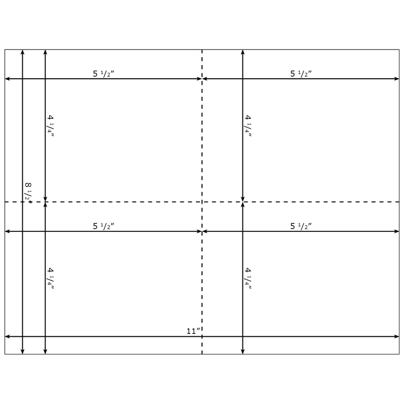 Burris Blank Postcard Template For Microsoft Word