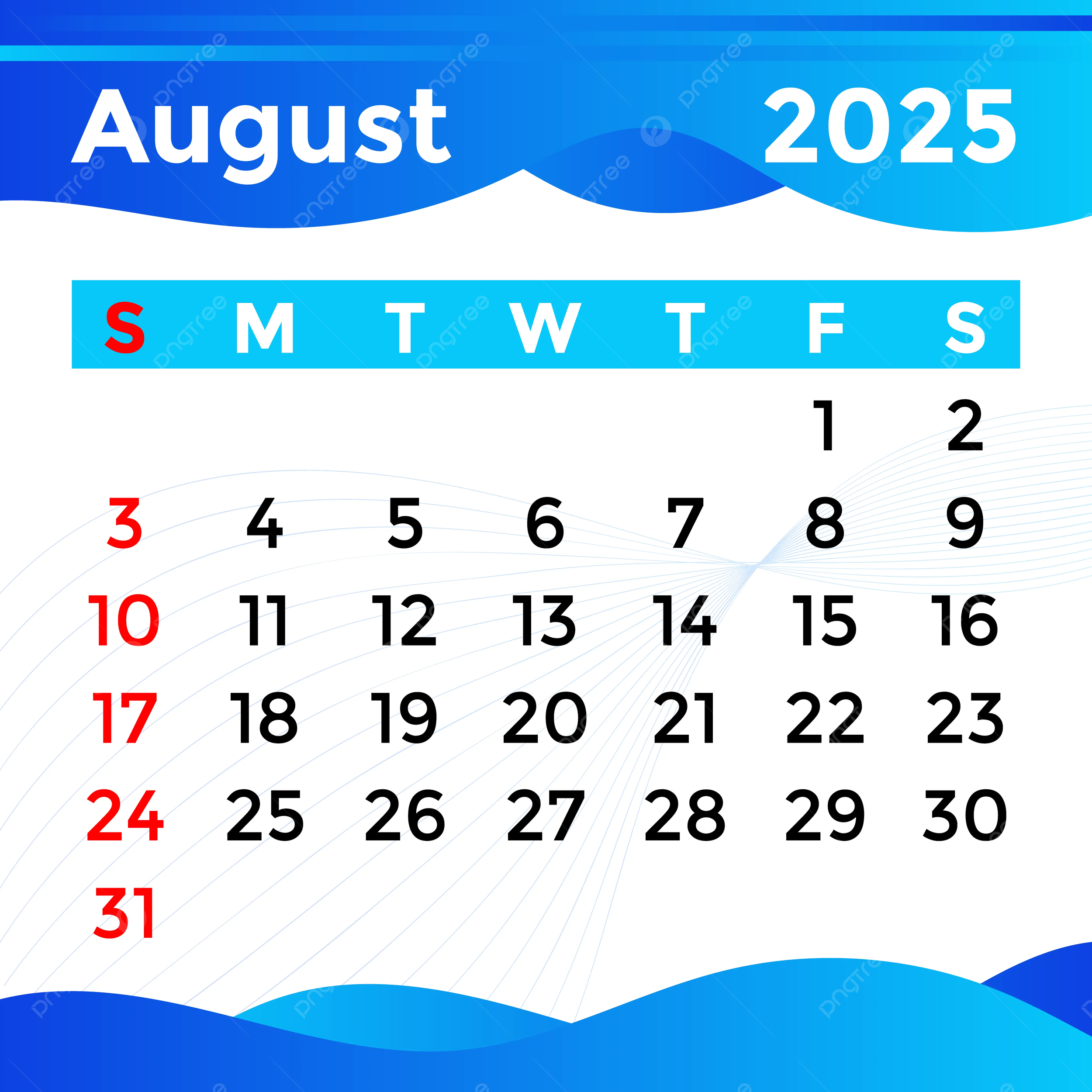 Calendar 2025 Month Of August Vector Template Download On Pngtree Calendar 2025 Month Of August Vector Template Download On Pngtree