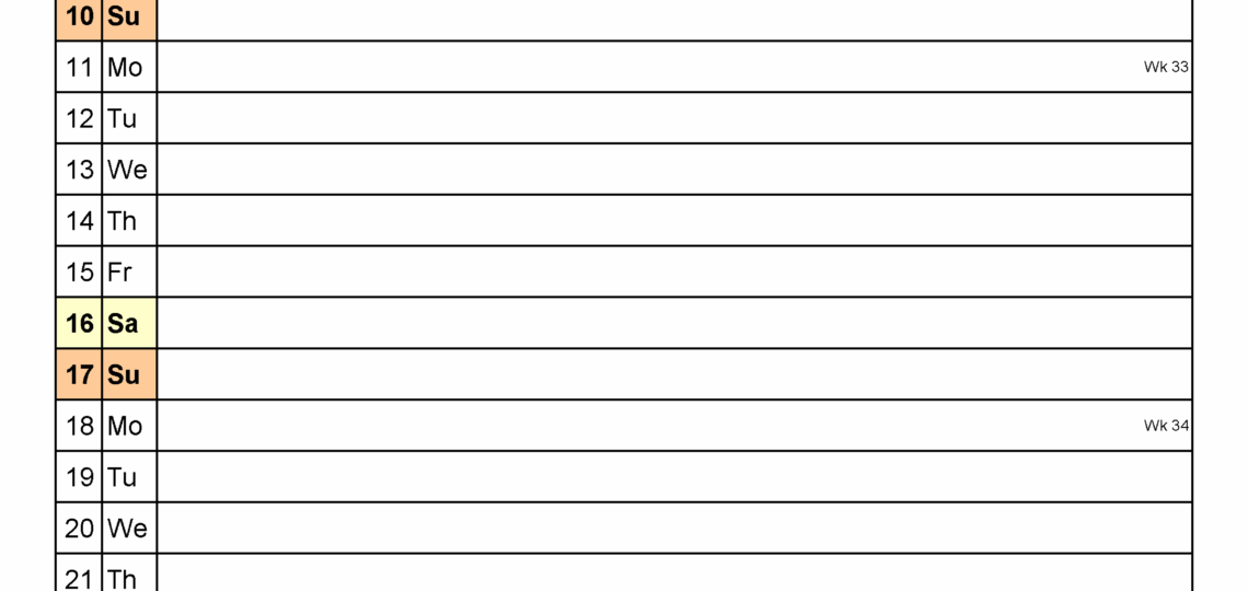 Calendar August 2025 UK With PDF Excel And Word Templates