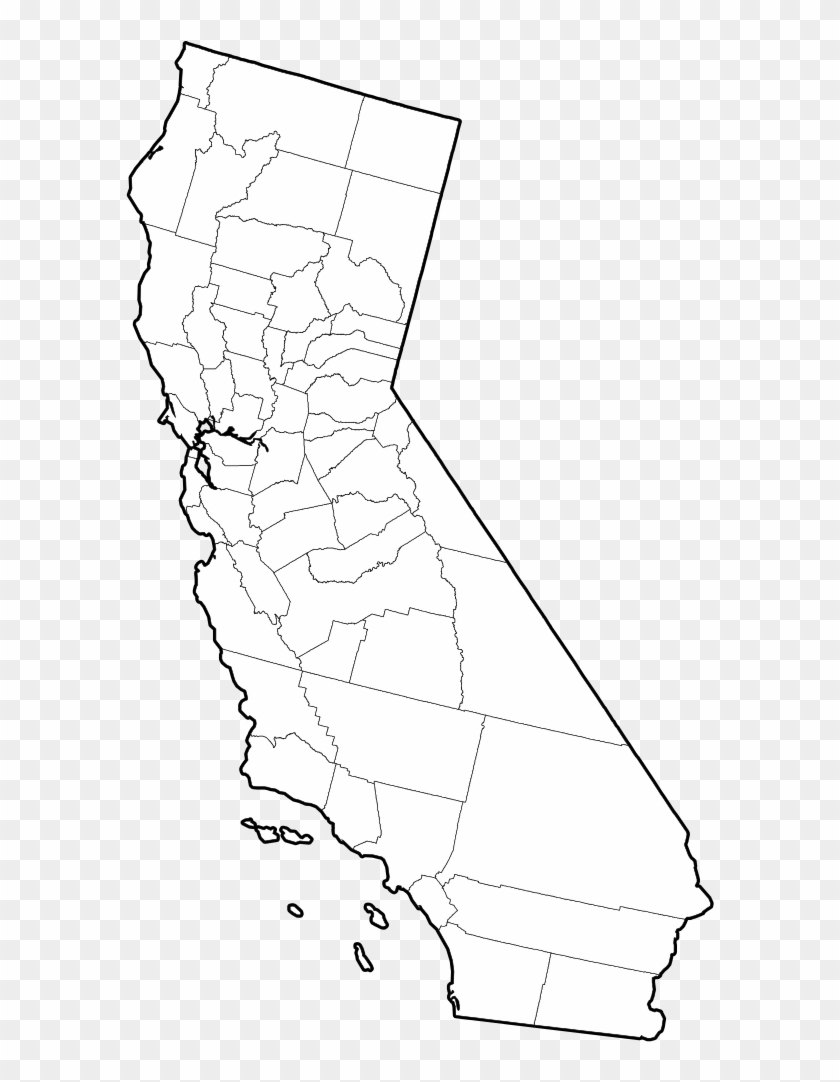 Free Printable California Couties Blank