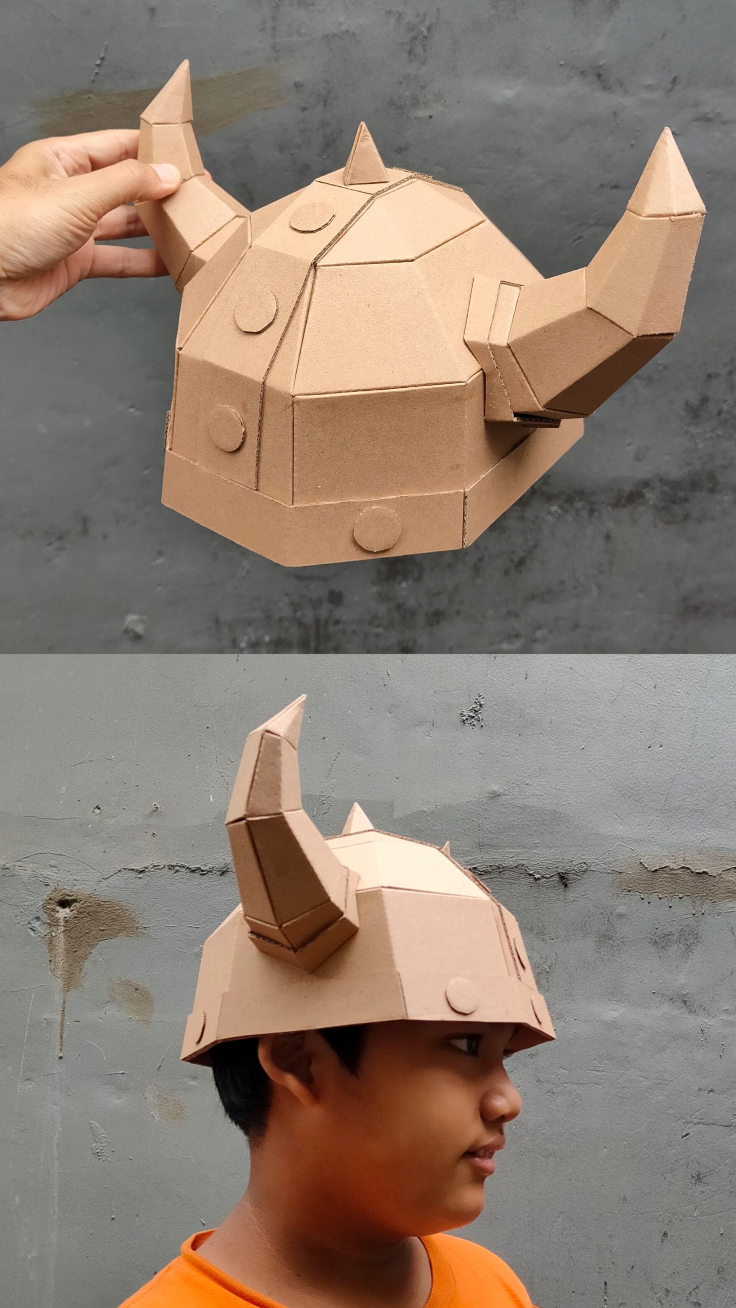 Cardboard Viking Helmet Templates