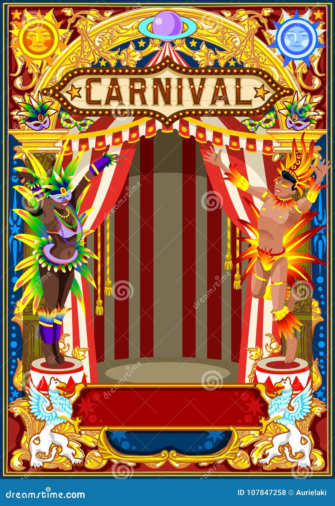 Carnival Poster For Mardi Gras Stock Vector Illustration Of Happy Invitation 107847258 Carnival Poster For Mardi Gras Stock Vector Illustration Of Happy Invitation 107847258