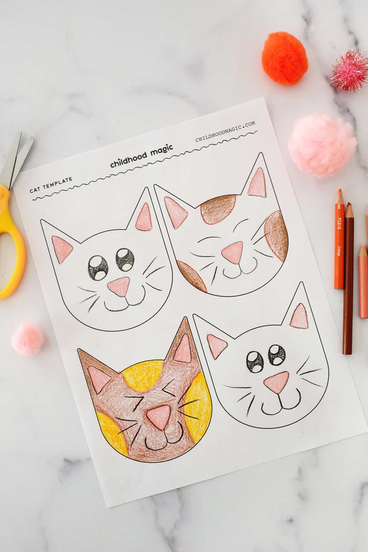 Printable Halloween Cat Templates Free
