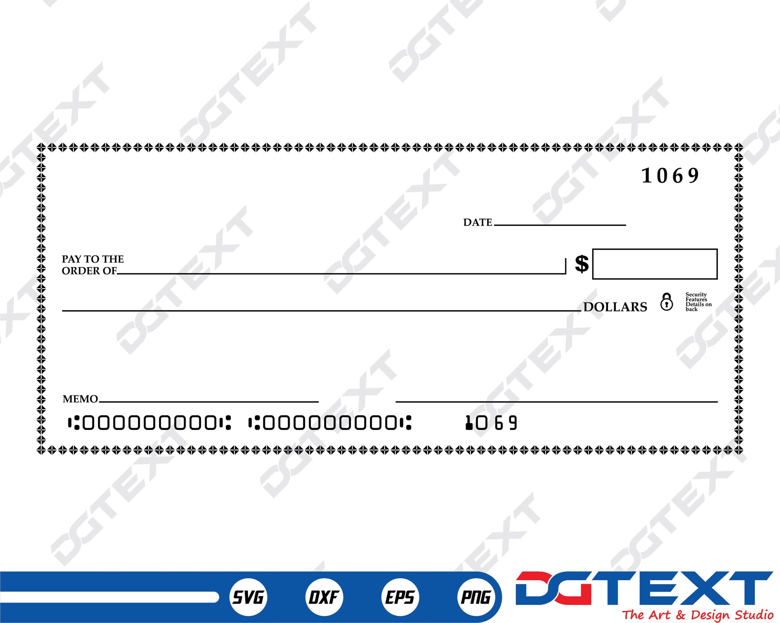 Printable Big Blank Check Template