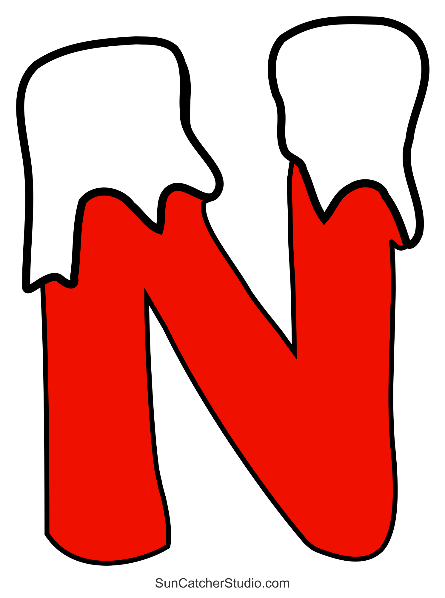 Christmas Alphabet Letters Printable Free