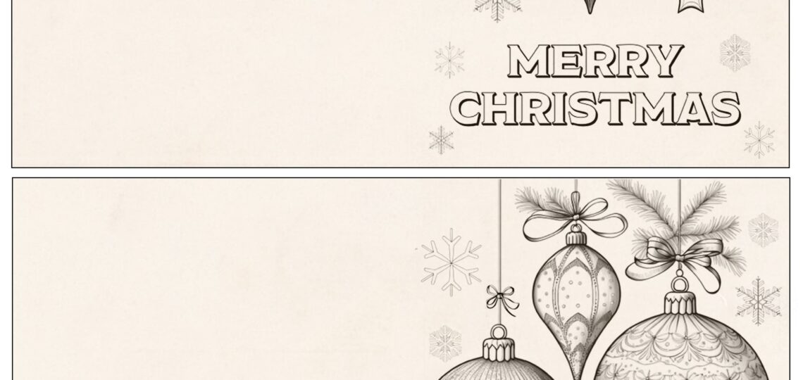 Christmas Card Coloring Pages The Graphics Fairy Worksheets Library